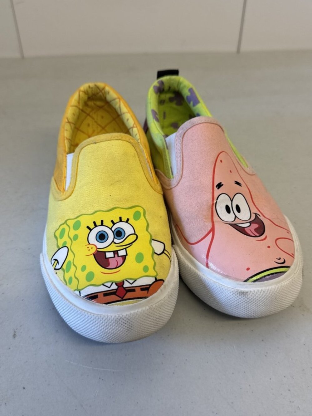 SPONGEBOB SQUAREPANTS Ground Up Slip On Kids Casual Shoes Kids Size 1